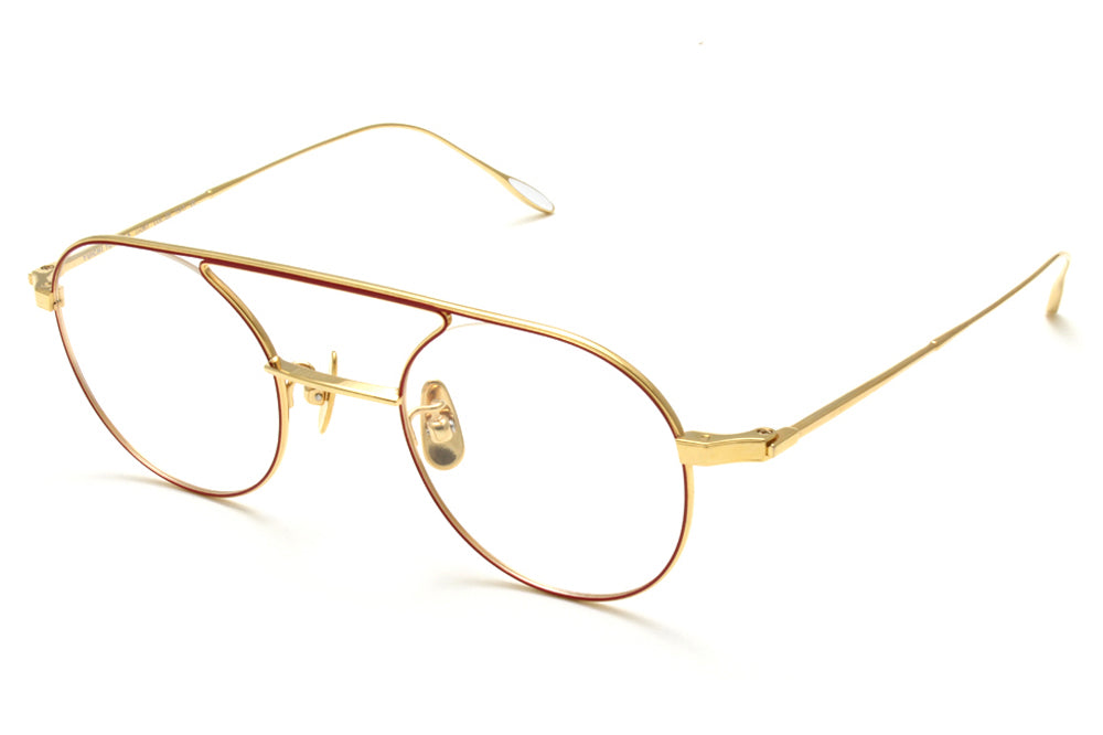 Yuichi Toyama - Hannes (U-067) Eyeglasses Gold/Red