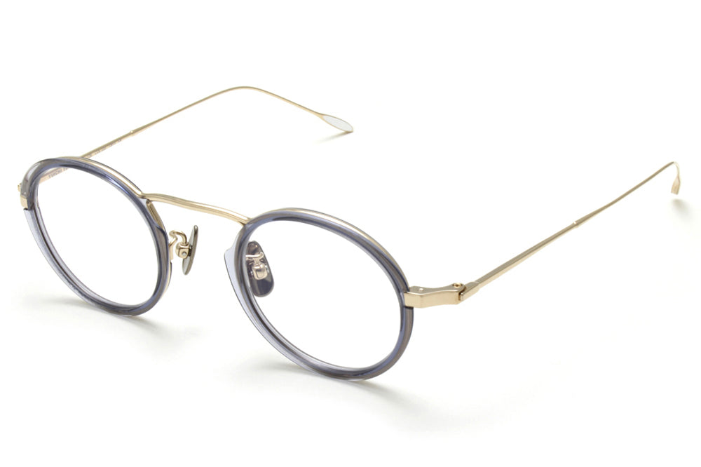 Yuichi Toyama - F. Johannes (U-109) Eyeglasses Gold/Blue