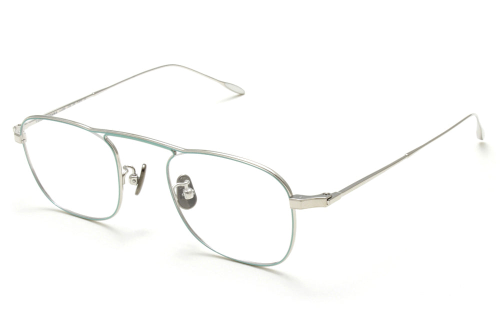 Yuichi Toyama - Walter (U-068) Eyeglasses Silver/Mint Green