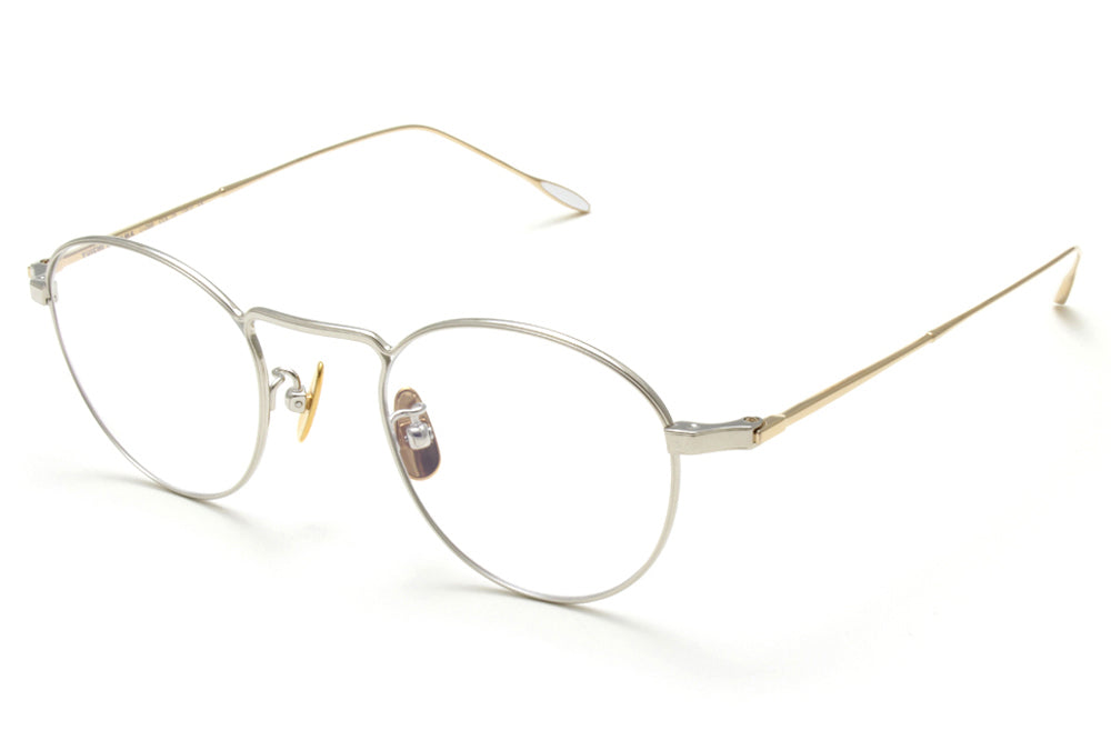 Yuichi Toyama - Marcel (U-066) Eyeglasses Silver/White Gold