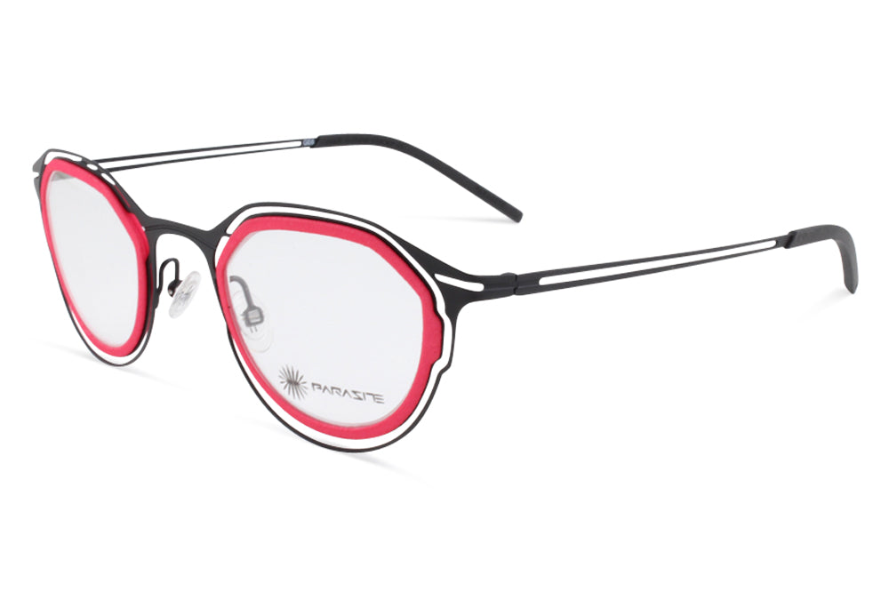 Parasite Eyewear - Genome 6 (Anti-Matter) Eyeglasses Black-Red