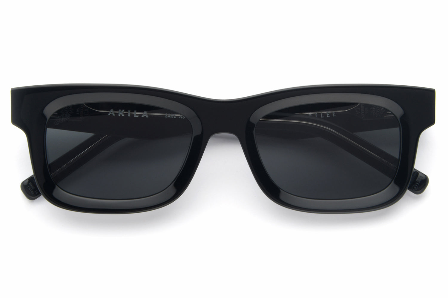 希少　AKILA × 40s&Shorties　スクエア　サングラス　ブラック 希少 AKILA × 40s&Shorties スクエア サングラス ブラック 希少