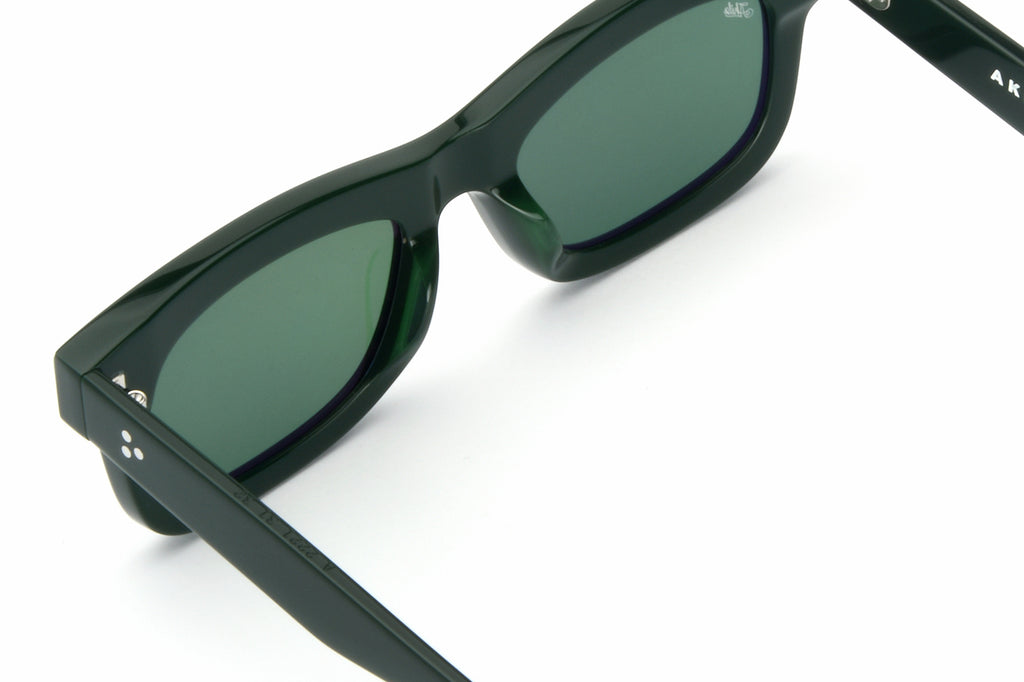 AKILA® Eyewear - Jubilee Sunglasses Forest Green w/ Green Lenses