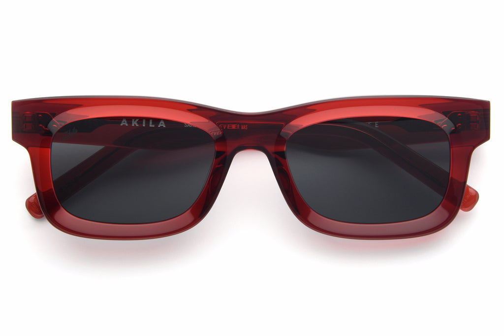 AKILA® Eyewear - Jubilee Sunglasses Red w/ Black Lenses