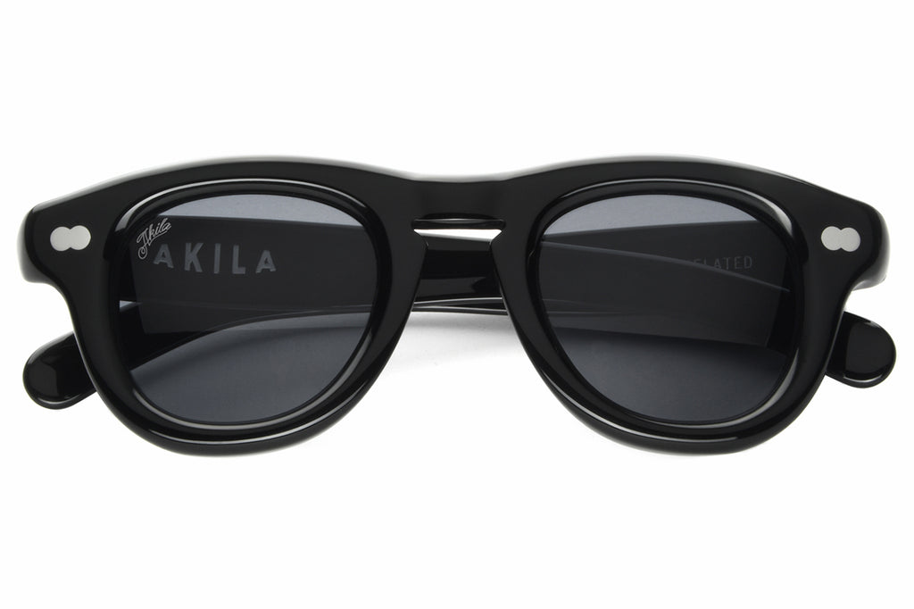 AKILA® Eyewear - Jive_Inflated Sunglasses Black w/ Black Lenses