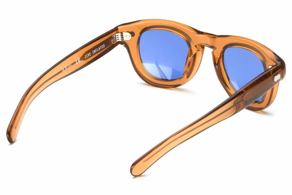AKILA® Eyewear - Jive_Inflated Sunglasses Brown w/ Navy Lenses