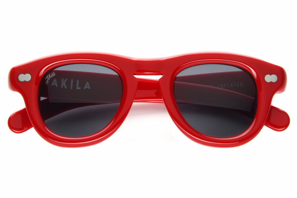 AKILA® Eyewear - Jive_Inflated Sunglasses Red w/ Black Lenses