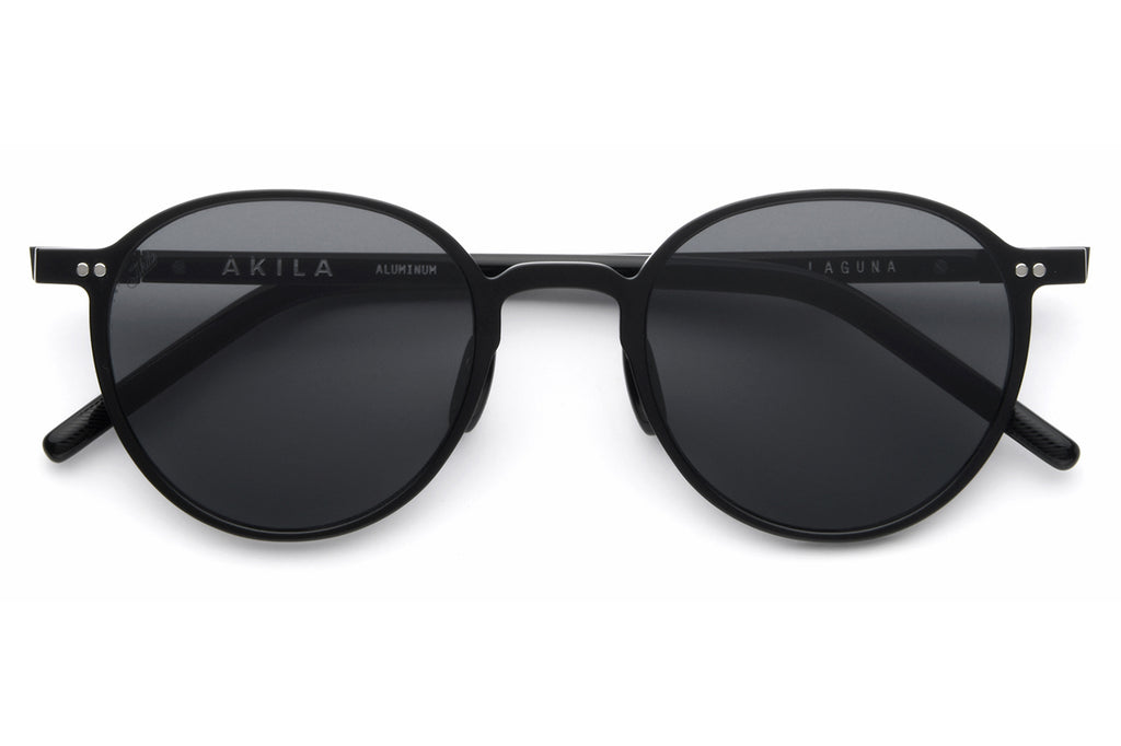 AKILA® Eyewear - Laguna Sunglasses Matte Black w/ Black Lenses
