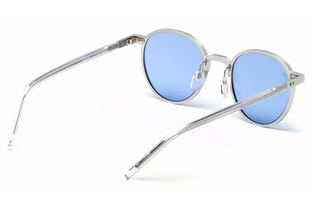 AKILA® Eyewear - Laguna Sunglasses Silver w/ Light Blue Lenses