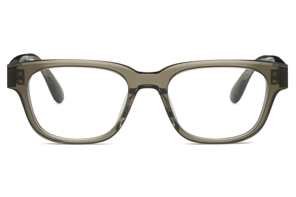 Lunetterie Générale - Aesthete Eyeglasses Smoke Green Crystal/Palladium (Col.lll)