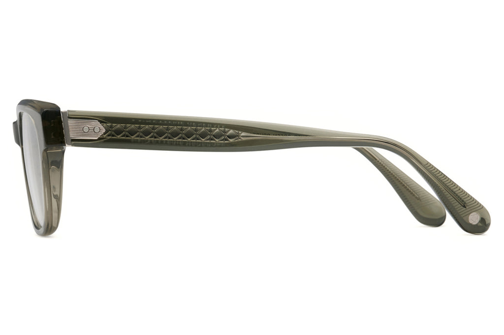 Lunetterie Générale - Aesthete Eyeglasses Smoke Green Crystal/Palladium (Col.lll)
