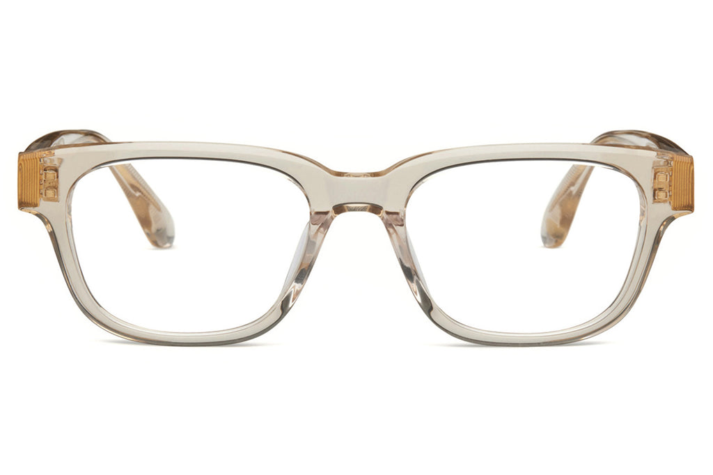 Lunetterie Générale - Aesthete Eyeglasses Smoke Crystal/18k Gold (Col.lV)