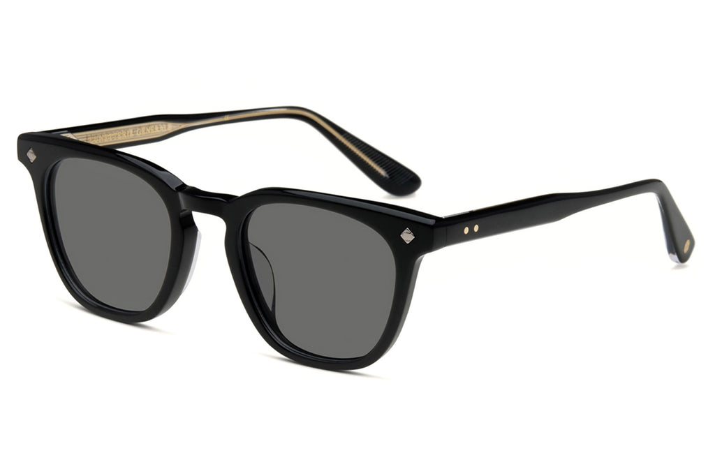 Lunetterie Générale - Amour Propre Sunglasses Black/14k Gold with Grey Lenses (Col.l)