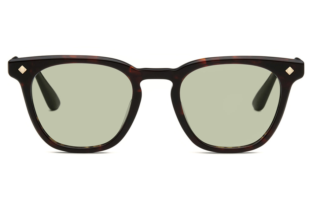 Lunetterie Générale - Amour Propre Sunglasses Dark Havana/14k Gold with Green G13 Lenses (Col.ll)