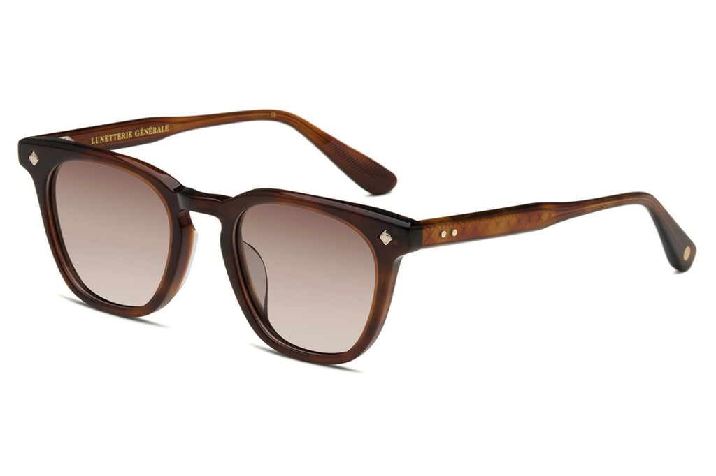 Lunetterie Générale - Amour Propre Sunglasses Medium Havana/14k Gold Gradient Brown Lenses (Col.lll)