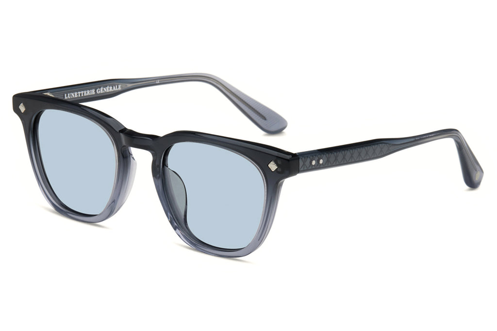 Lunetterie Générale - Amour Propre Sunglasses Gradient Grey Crystal with Light Blue Lenses (Col.lV)
