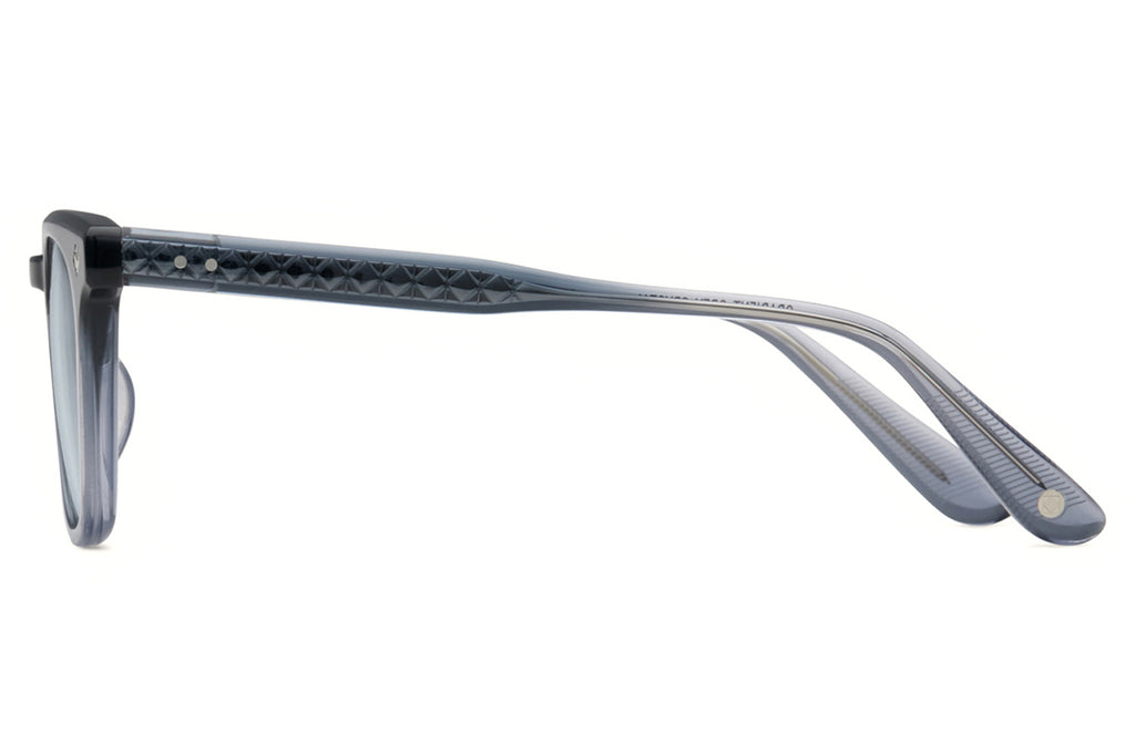 Lunetterie Générale - Amour Propre Sunglasses Gradient Grey Crystal with Light Blue Lenses (Col.lV)