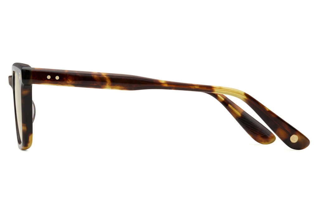 Lunetterie Générale - Architect Sunglasses Medium Tortoise/14k Gold with Yellow Lenses (Col.ll)