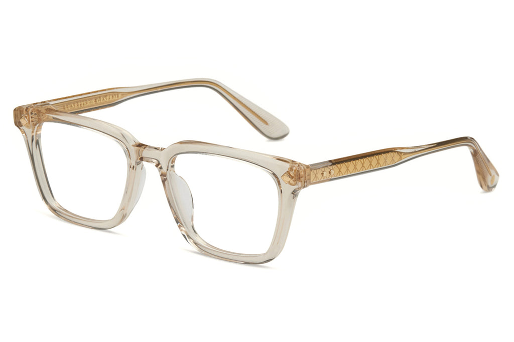 Lunetterie Générale - Architect Eyeglasses Smoke Crystal/18k Gold (Col.lV)