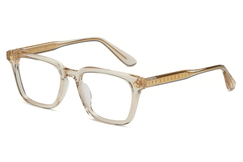 Lunetterie Générale - Architect Eyeglasses Smoke Crystal/18k Gold (Col.lV)