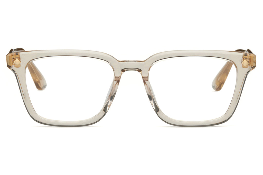 Lunetterie Générale - Architect Eyeglasses Smoke Crystal/18k Gold (Col.lV)