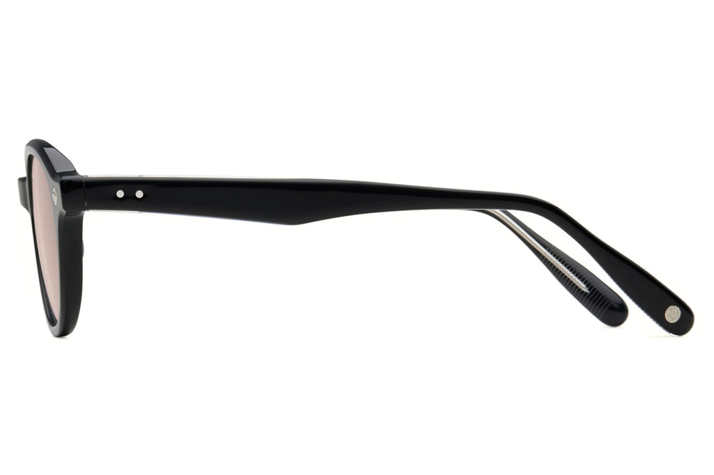 Lunetterie Générale - Bon Vivant Sunglasses Black/Palladium with Amber Lenses (Col.l)