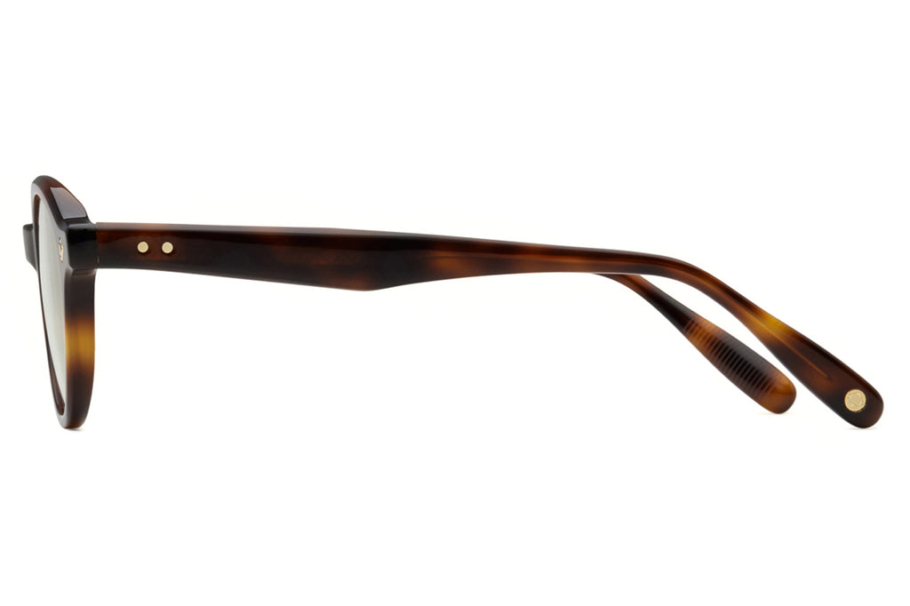 Lunetterie Générale - Bon Vivant Sunglasses Medium Tortoise/14k Gold with Green G13 Lenses (Col.ll)