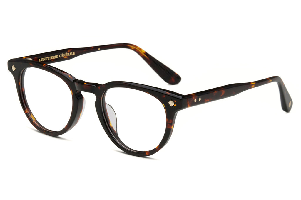 Lunetterie Générale - Casablanca Eyeglasses Dark Havana/14k Gold (Col.ll)