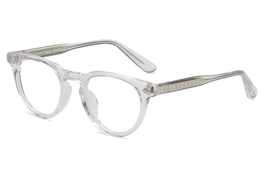 Lunetterie Générale - Casablanca Eyeglasses Crystal Clear/Palladium (Col.lV)