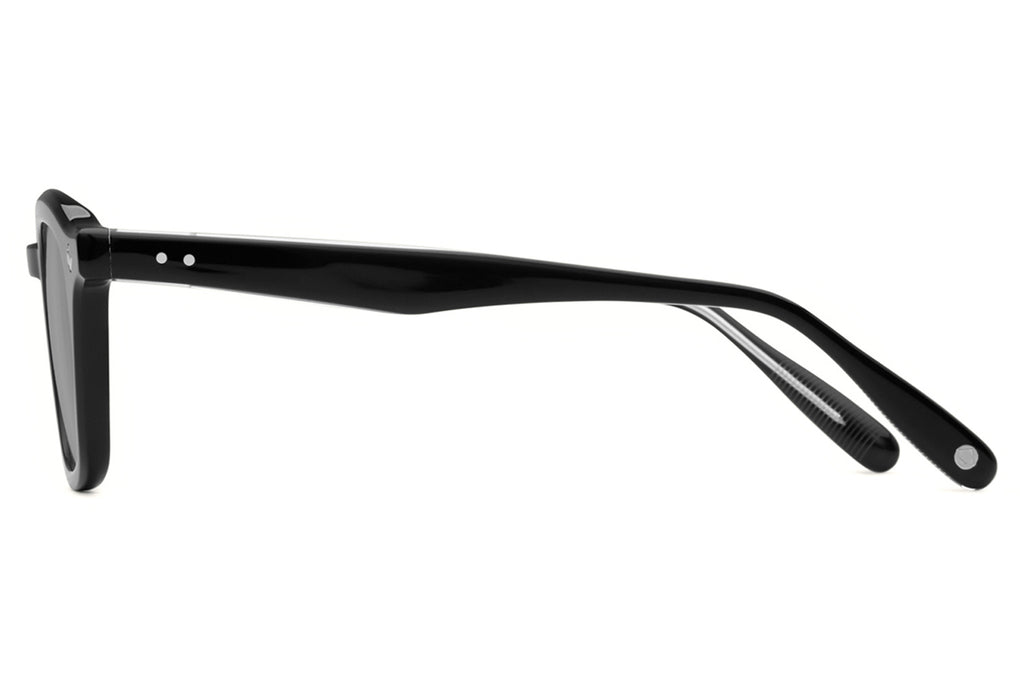 Lunetterie Générale - Cognac Sunglasses Black/Palladium with Grey Lenses (Col.l)