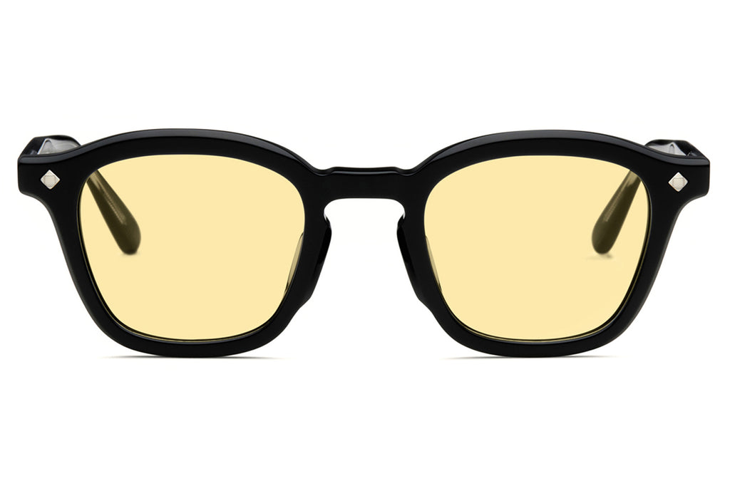 Lunetterie Générale - Cognac Sunglasses Black/Palladium with Yellow Lenses (Col.l)