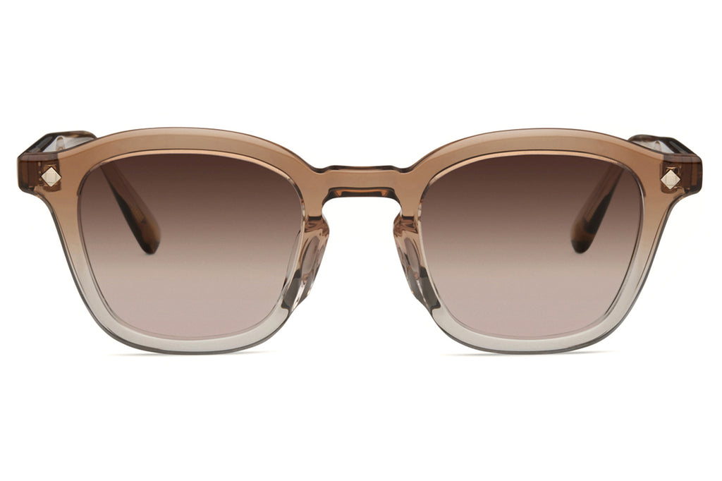 Lunetterie Générale - Cognac Sunglasses Gradient Amber Crystal/Champagne with Gradient Brown Lenses 