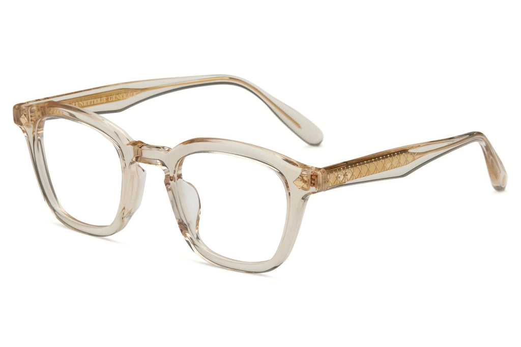 Lunetterie Générale - Cognac Eyeglasses Smoked Crystal/18k Gold (Col.V)