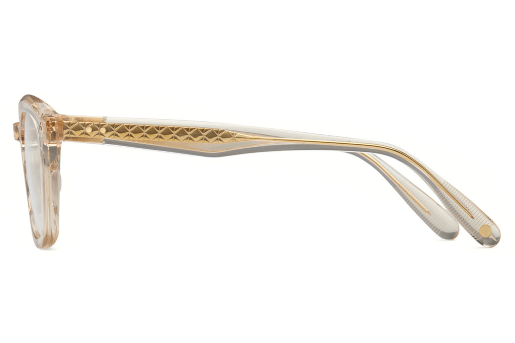 Lunetterie Générale - Cognac Eyeglasses Smoked Crystal/18k Gold (Col.V)