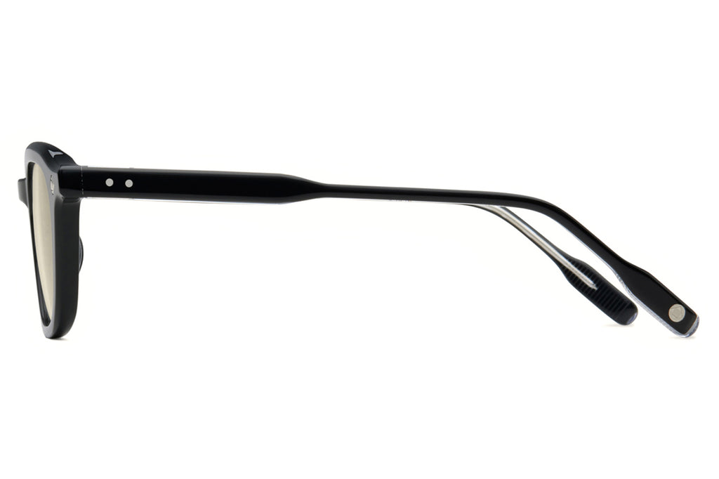 Lunetterie Générale - Enigma Sunglasses Black/Palladium with Yellow Lenses (Col.l)