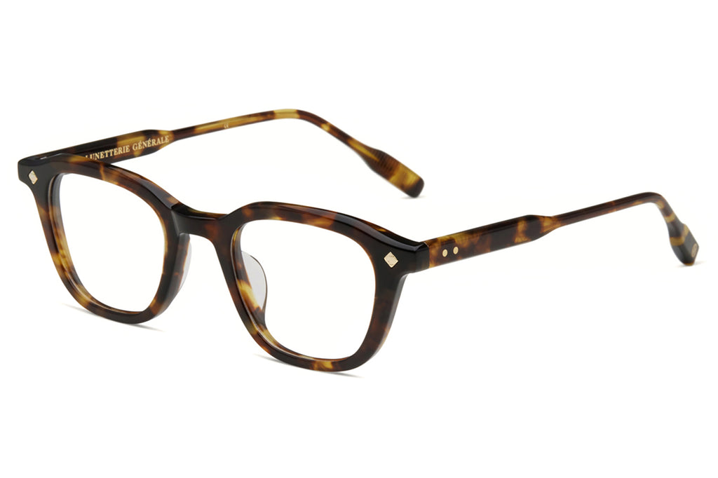 Lunetterie Générale - Enigma Eyeglasses Medium Tortoise/14k Gold (Col.lll)