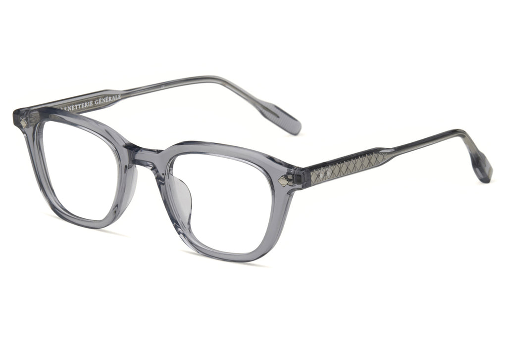 Lunetterie Générale - Enigma Eyeglasses Grey Crystal/Palladium (Col.lV)