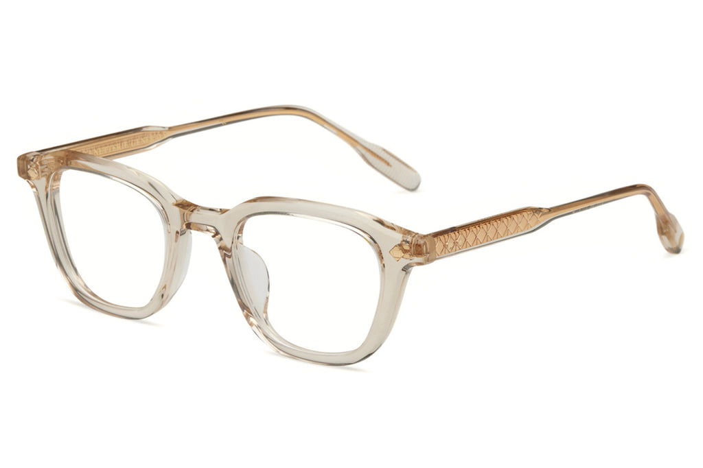 Lunetterie Générale - Enigma Eyeglasses Smoked Crystal/18k Gold (Col.V)