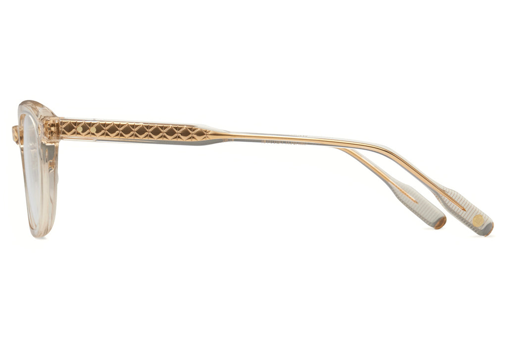 Lunetterie Générale - Enigma Eyeglasses Smoked Crystal/18k Gold (Col.V)