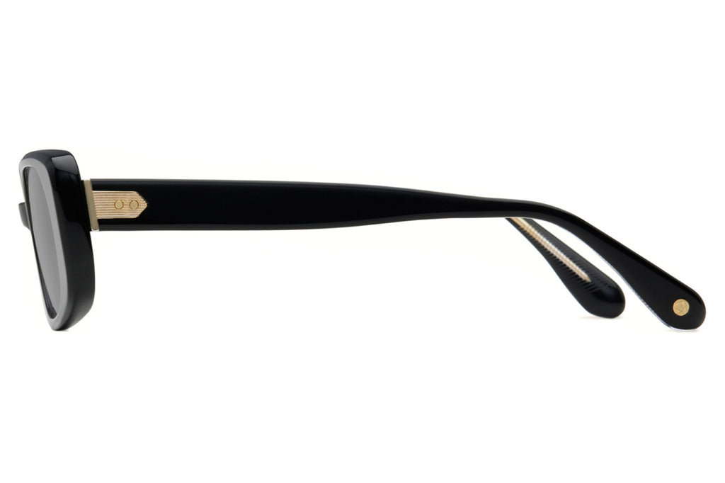 Lunetterie Générale - Muse Sunglasses Black/14k Gold with Grey Lenses (Col.l)