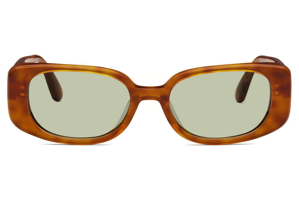 Lunetterie Générale - Muse Sunglasses Light Havana/14k Gold with Green G13 Lenses (Col.lll)