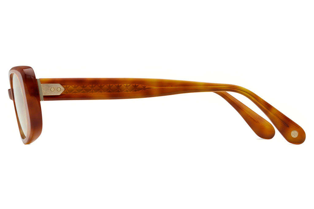 Lunetterie Générale - Muse Sunglasses Light Havana/14k Gold with Green G13 Lenses (Col.lll)