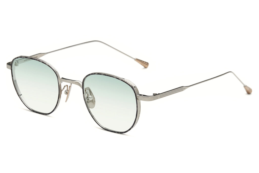 Lunetterie Générale - Studio 54 Sunglasses Palladium/Black Tortoise/White Gold with Gradient Blue 