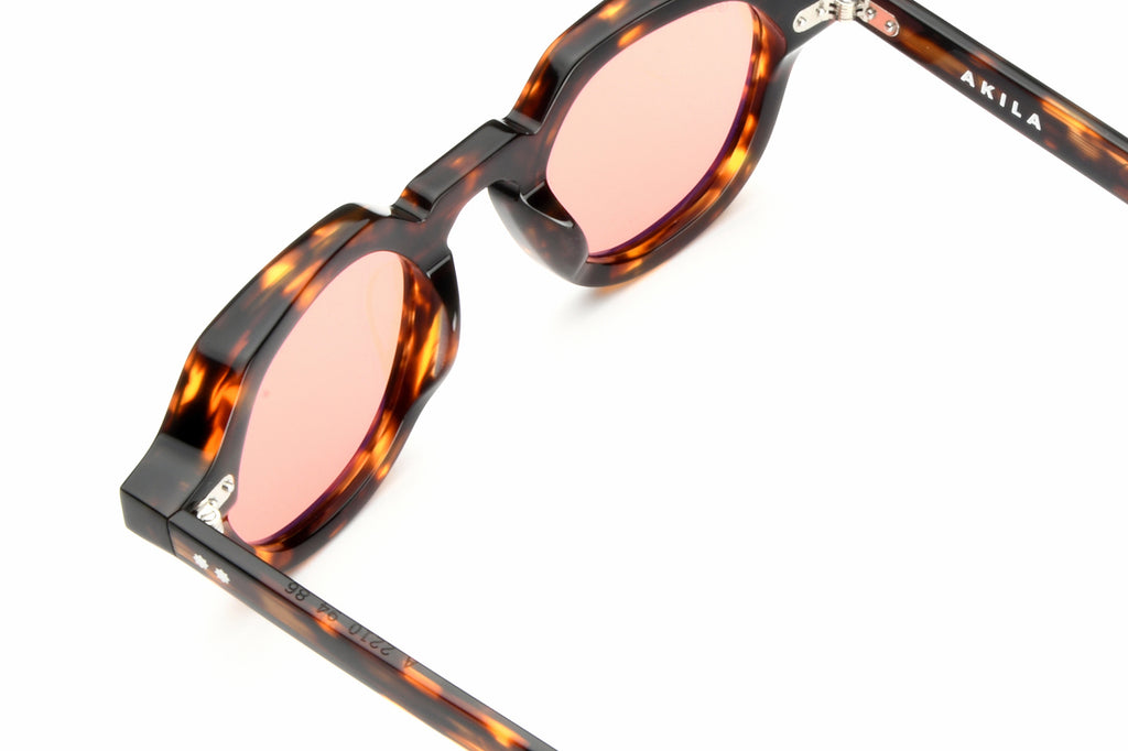 AKILA® Eyewear - Lola Sunglasses Brown Havana w/ Orange Lenses