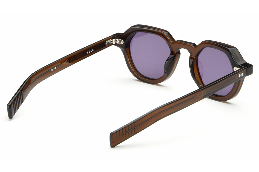 AKILA® Eyewear - Lola Sunglasses Brown w/ Purple Lenses