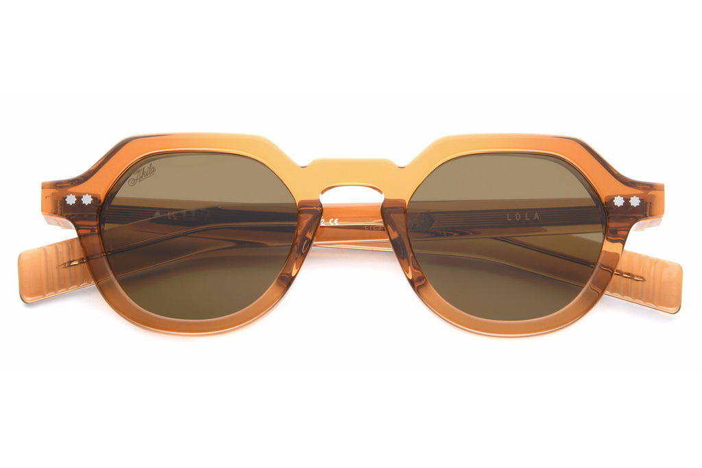 AKILA® Eyewear - Lola Sunglasses Caramel w/ Brown Lenses