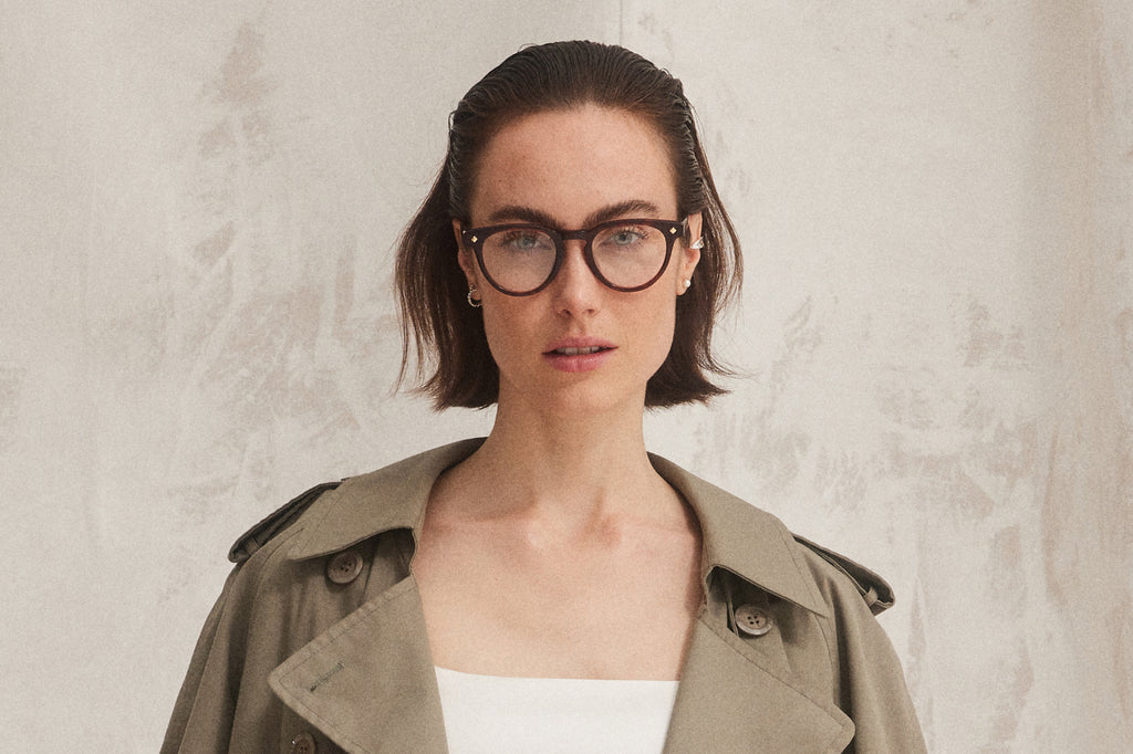 Lunetterie Générale - Casablanca Eyeglasses Medium Havana/14k Gold (Col.lll) Women