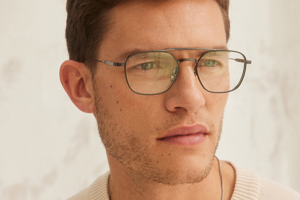 Lunetterie Générale - Route 66 Eyeglasses Gun Metal/18k Gold (Col.l) Men