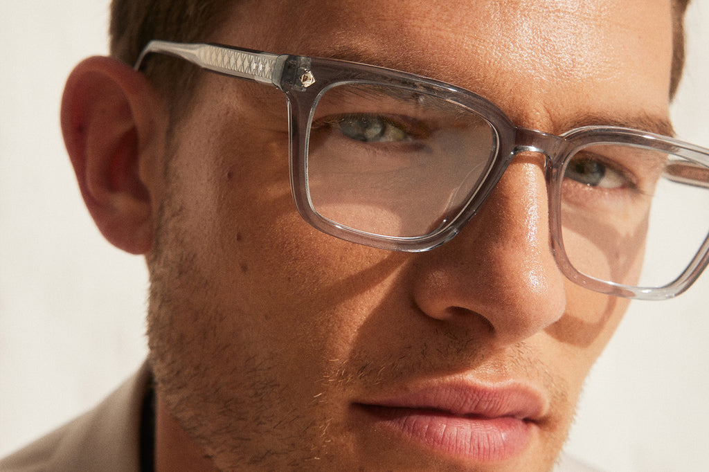 Lunetterie Générale - Architect Eyeglasses Grey Crystal/Palladium (Col.lll) Men