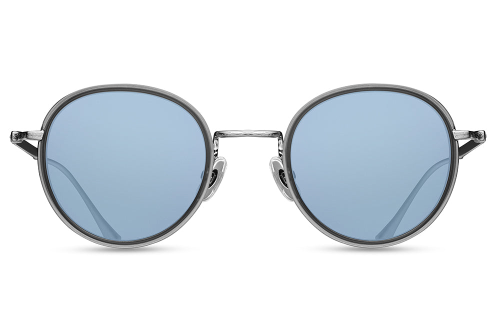 Matsuda - M3063 Sunglasses Brushed Silver-Matte Grey Crystal